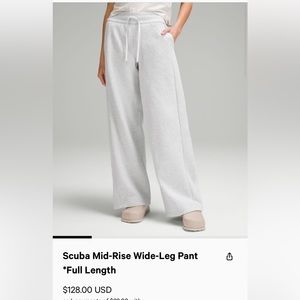 Lululemon Scuba Wide Leg Pant